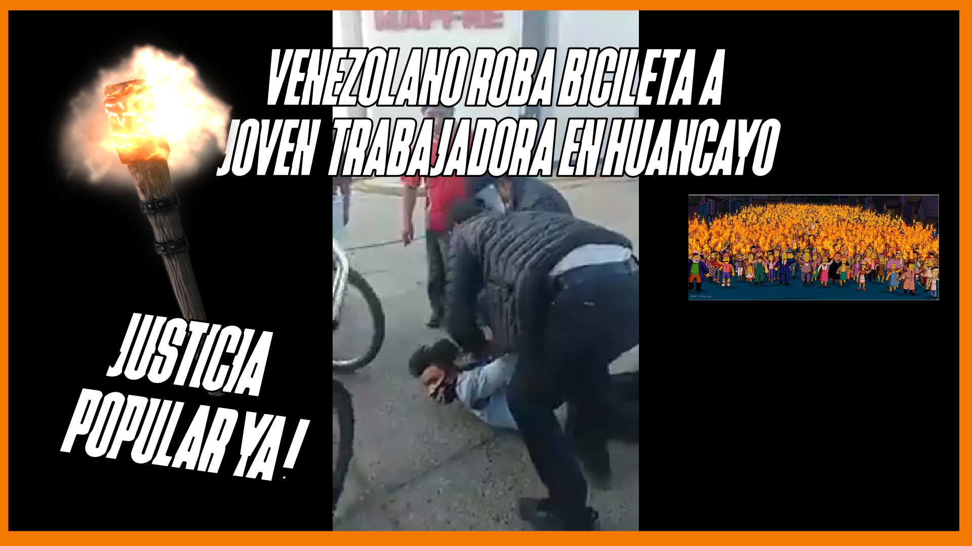 🔴 Venezolano roba bicicleta a joven trabajdora en Huancayo