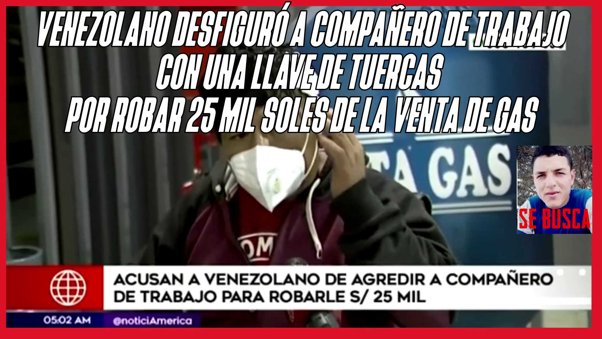 🔴 Venezolano desfigura a compañero de trabajo con una llave de tuercas por robar 25 mil soles