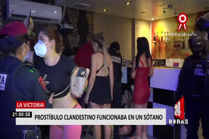 ⛔ PNP interviene prostíbulo clandestino donde atendian venezolanas y colombianas en pleno estado de emergencia